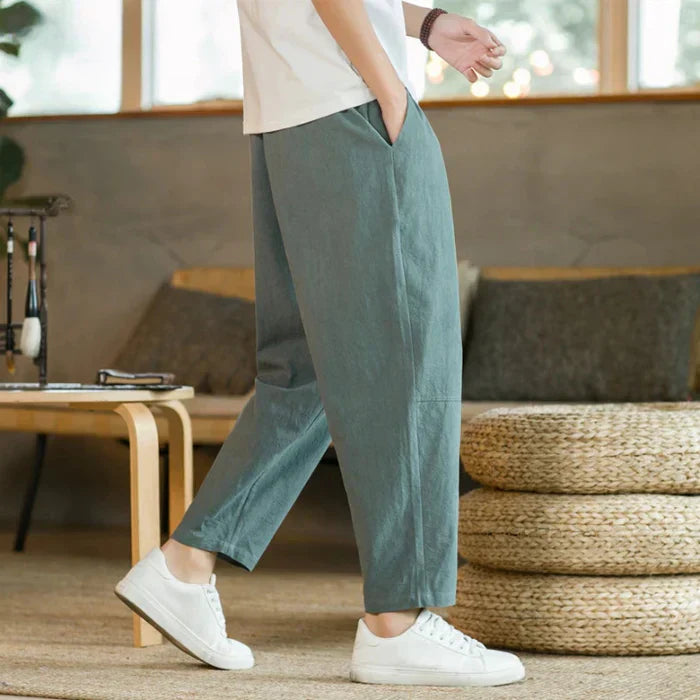 Pantalons Casual en Coton pour Hommes