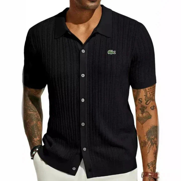 LAC0STE™Chemise classique cintrée pour homme