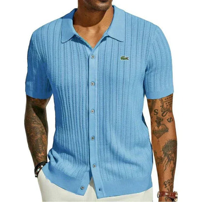 LAC0STE™Chemise classique cintrée pour homme