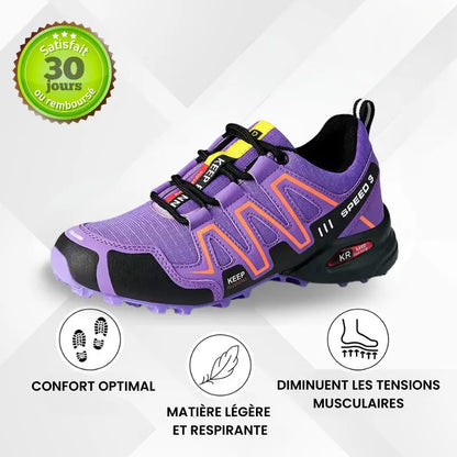 Chaussures de marche à confort orthopédique femme