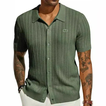 LAC0STE™Chemise classique cintrée pour homme
