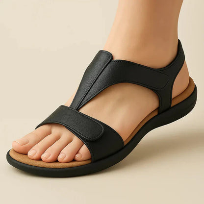 Sandale Confort à Semelle Compensée