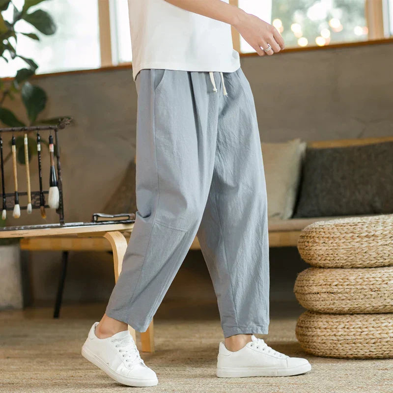Pantalons Casual en Coton pour Hommes