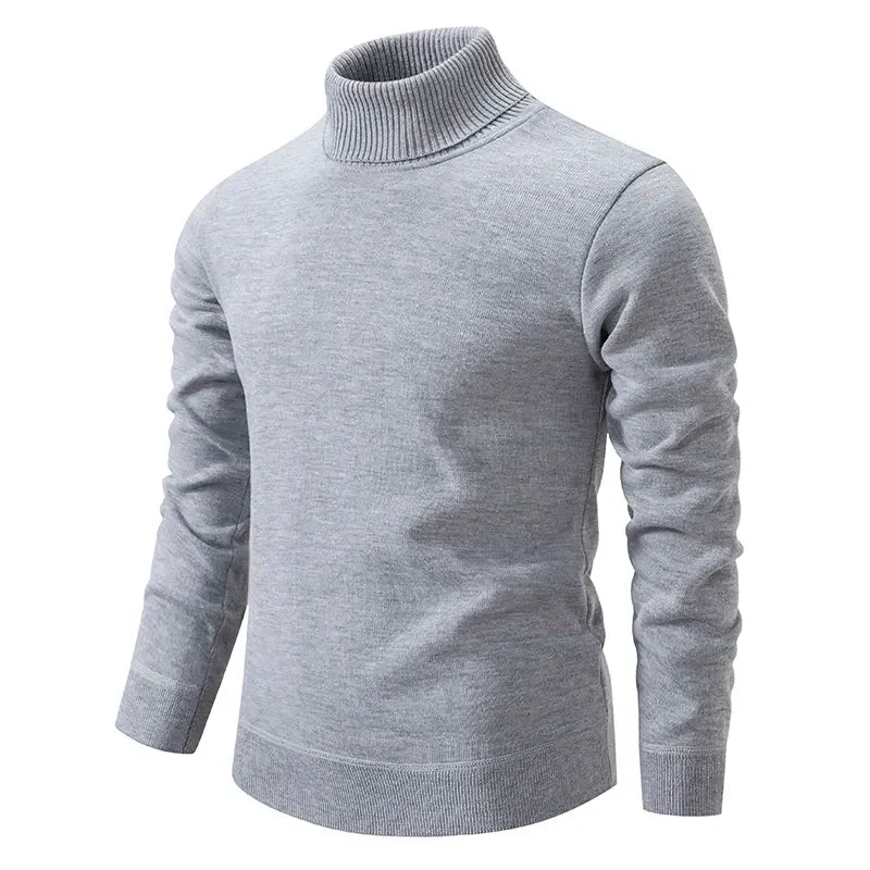 Pull à Col Roulé Classique pour Homme