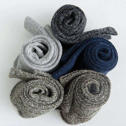 Déstockage|Lot de 5 paires de bas d'hiver en Laine