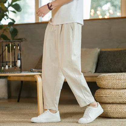 Pantalons Casual en Coton pour Hommes