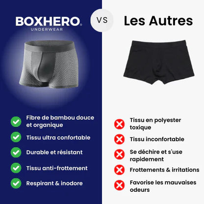 BOXER EN FIBRE DE BAMBOU - CONFORT RÉVOLUTIONNÉ TOUT AU LONG DE LA JOURNÉE
